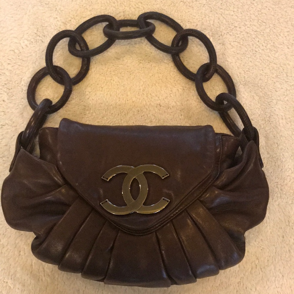 Authentic Chanel Bag in Chocolate Brown